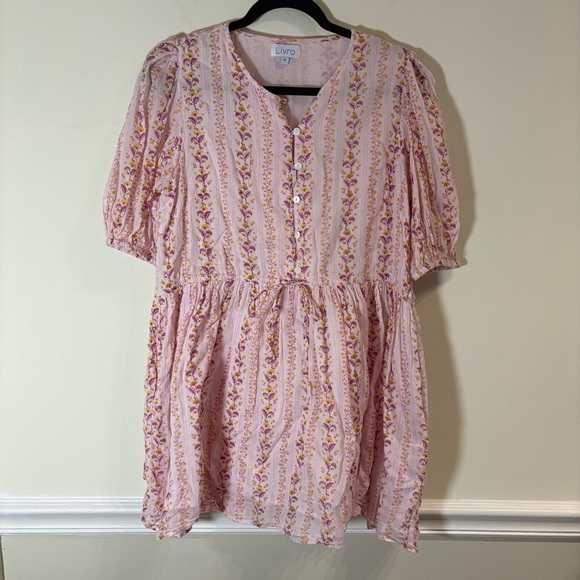 LIVRO LONDON MINI DRESS - SOMERSET PINK Size Medium - Picture 4 of 8